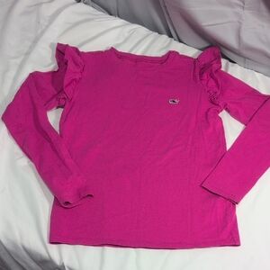Vineyard Vines Ruffle Long sleeve Shirt